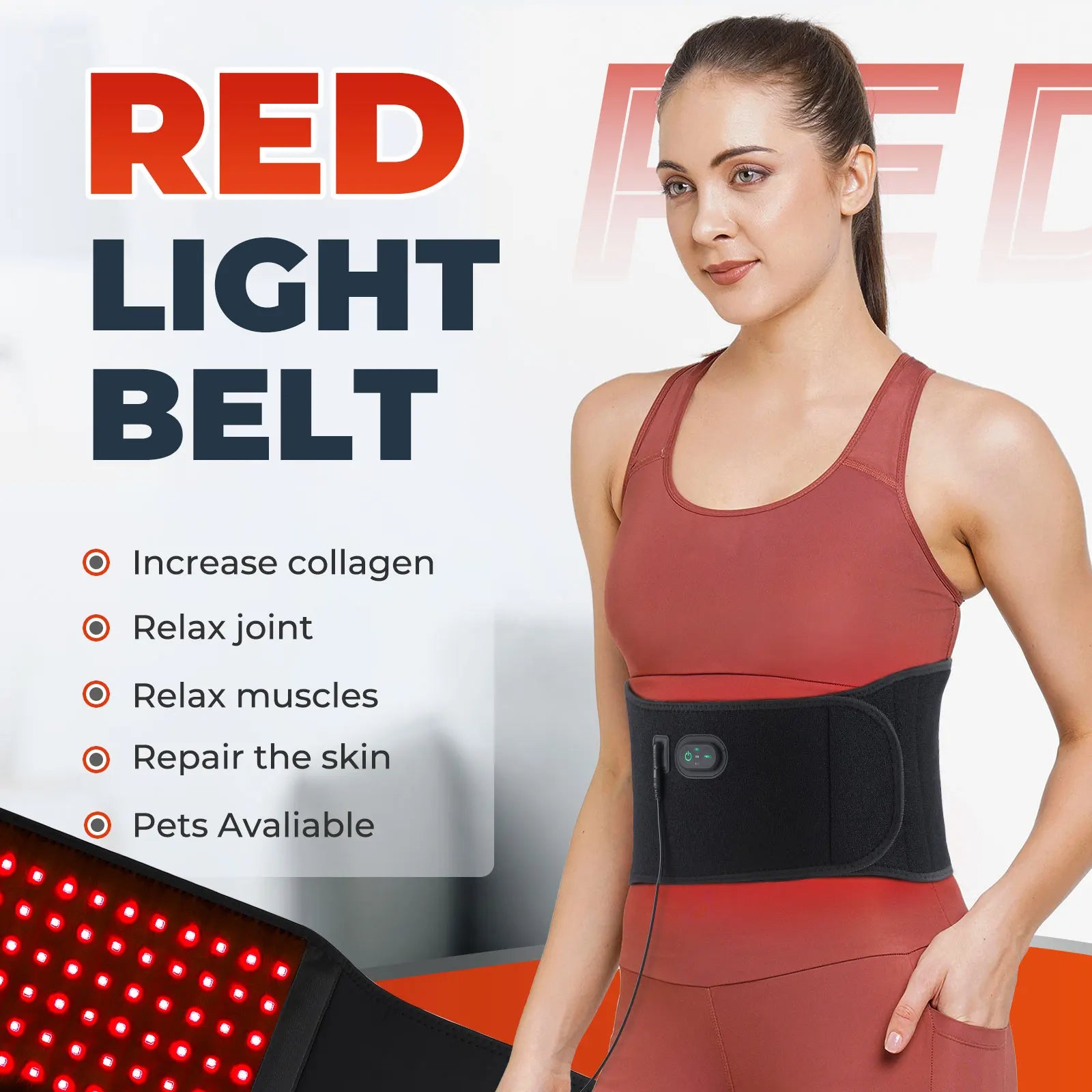 GlimxPulse™ – BackPain & Slimming Red Light Therapy