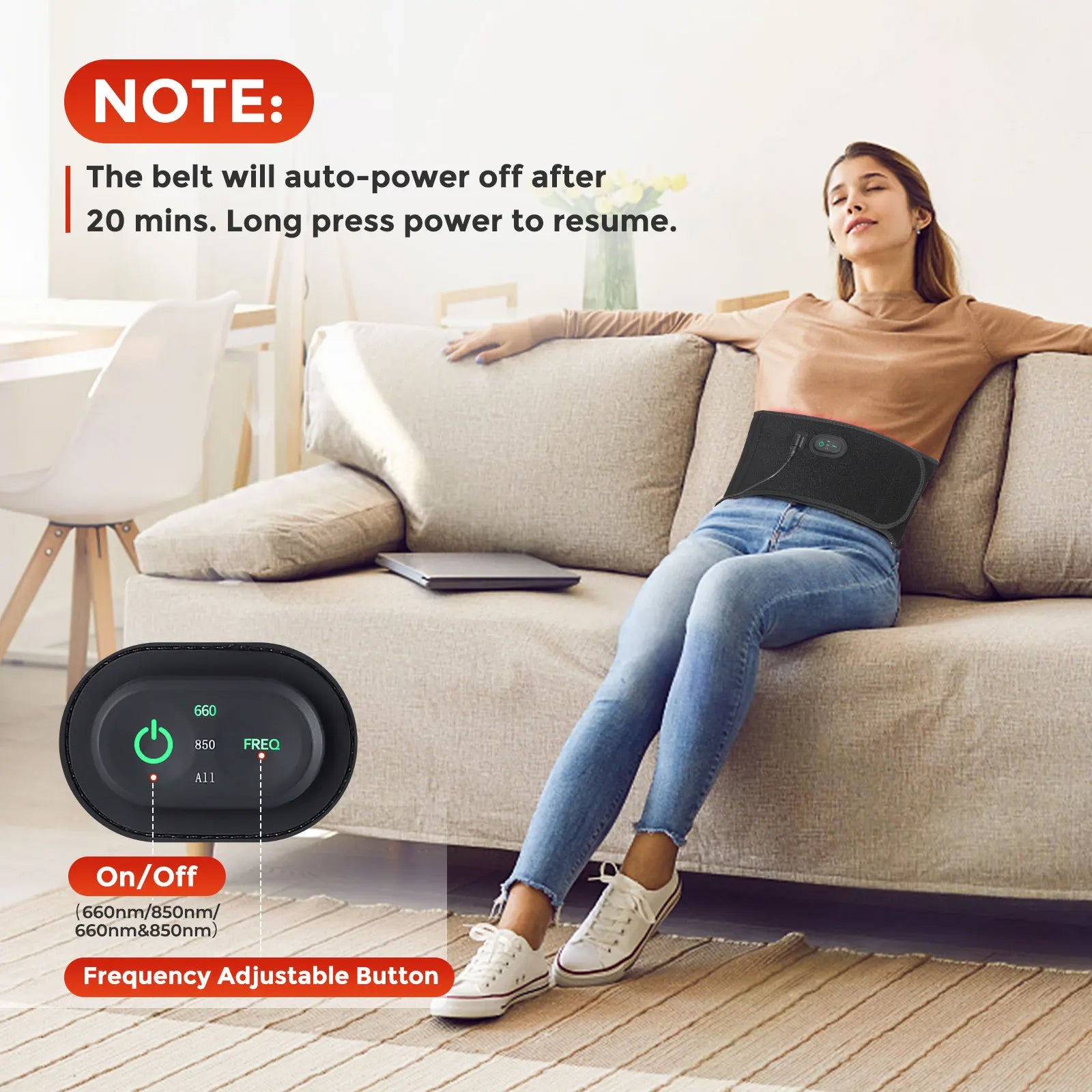 GlimxPulse™ – BackPain & Slimming Red Light Therapy